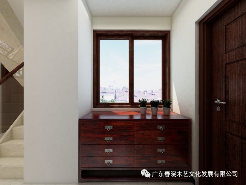 現(xiàn)代居室中的禪風意境 ——萬科尚城凈面積88m2復式紅木家具全屋定制案例賞析(圖2) 現(xiàn)代居室中的禪風意境 ——萬科尚城凈面積88m2復式紅木家具全屋定制案例賞析(圖2)