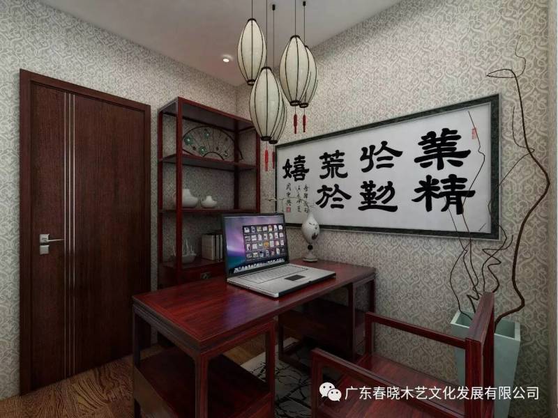 現(xiàn)代居室中的禪風意境 ——萬科尚城凈面積88m2復式紅木家具全屋定制案例賞析(圖11) 現(xiàn)代居室中的禪風意境 ——萬科尚城凈面積88m2復式紅木家具全屋定制案例賞析(圖11)